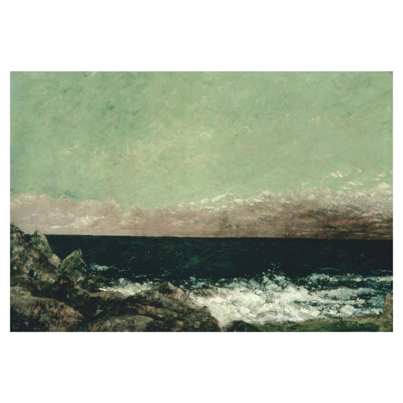 Reproduction giclée par Gustave Courbet, H 32 po x l 40 po