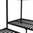Metal Bunk Bed Twin Xl Over Twin Xl with Trundle for 3 Kids/Teens/Adults, Heavy-Duty Metal Bunk Bed Frame with Ladder & Safety Guardrail, Space-Saving Design for Bedroom/Kidsroom/Dorm, Black-524424602