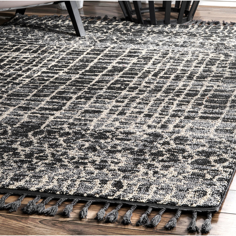 Moroccan Indoor Rug, Rectangle 4' x 6'