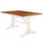 Vikesha Solid Wood Base Dining Table