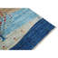 Tapis bleu et multicolore de haute qualité noué à la main