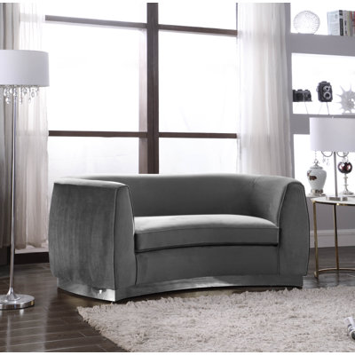 Breccan 70.5'' Velvet Loveseat