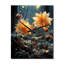 Horloge murale florale Wildflowers Sunkissed Petals-47599075