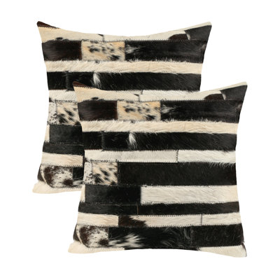 Coussin décoratif en cuir Madrid