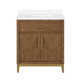 OVE Decors Diya 30-in Single Sink Bathroom Vanity with Engineered Marble Top
