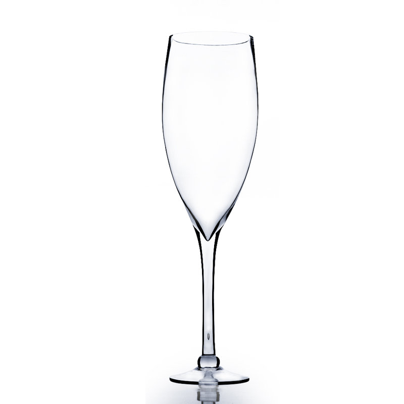 Vase en verre, H 24 po x l 6 po x p 6 po