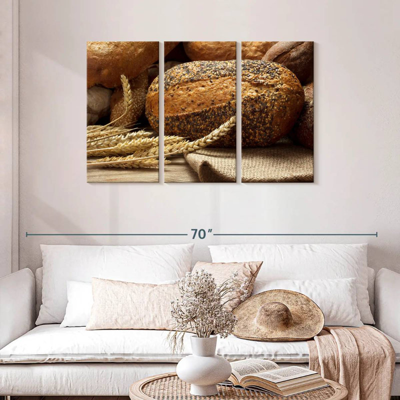 Yarlin Breakfast Rye Bread, 28" H x 45" W