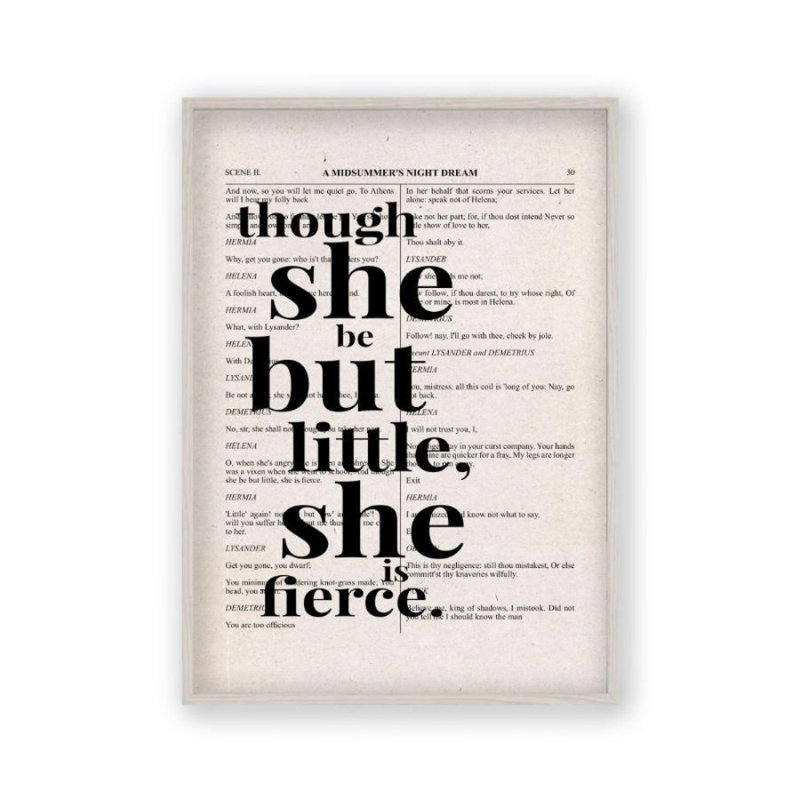 1 Piece Wall Art, 41 cm H x 31 cm W, White Oak Frame