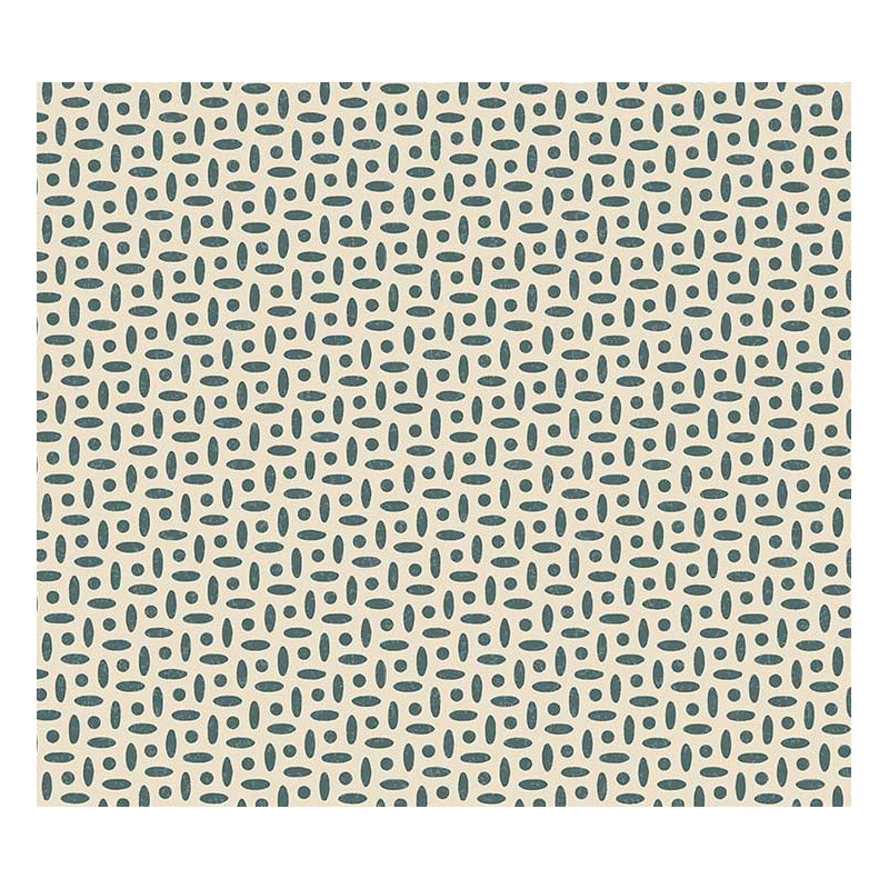 Schumacher x Veere Grenney Berrydown Wallpaper, Peacock Blue