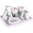 White Bathroom Accessories Set