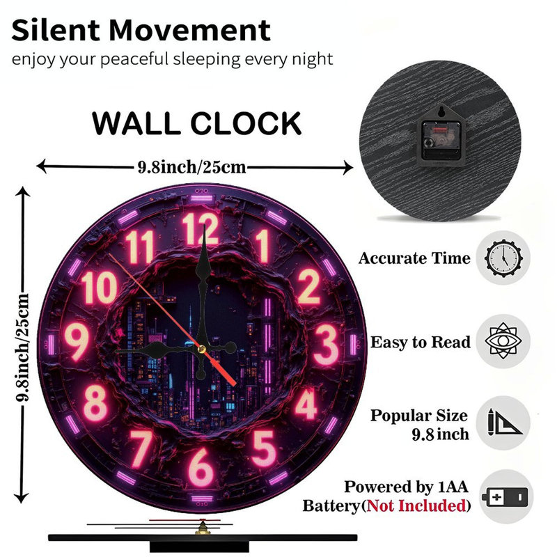 Horloge murale dauphin