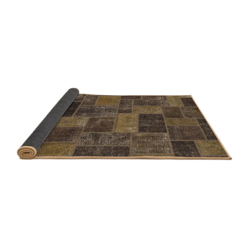 Tapis abstrait moderne 1361, Rond 7 pi