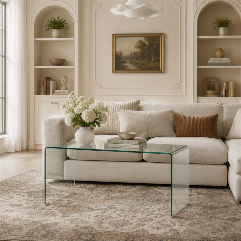 Console en verre
