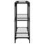 Console Table With Glass Top Steel-588766929-588766930