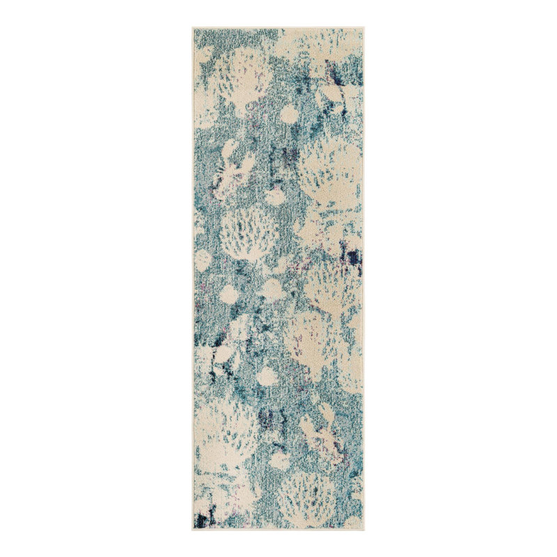 Tapis bleu clair Esposito, Tapis de couloir 2 pi 2 po x 6 pi 9 po