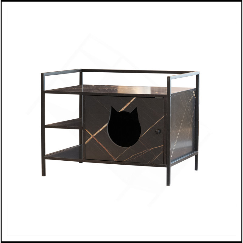 Cat Litter Box Furniture Hidden Litterbox Enclosures