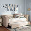 Mickel Upholstered Twin Daybed with Trundle-1669321985