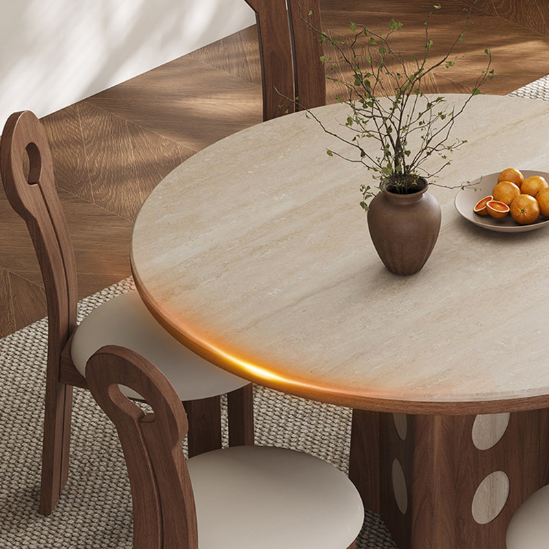 Table de salle à manger blanche