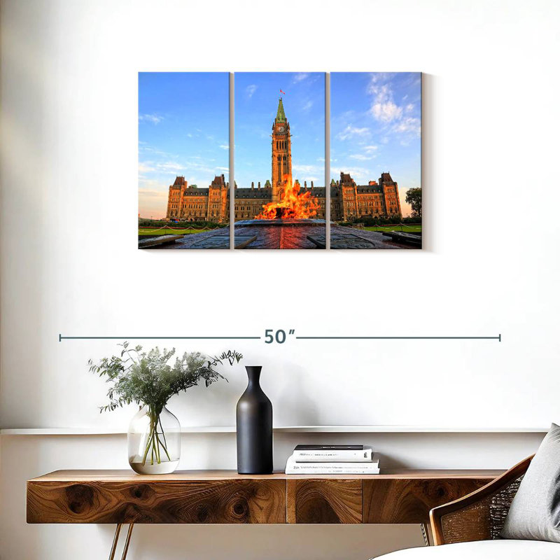 Centennial Flame, 20" H x 33" W