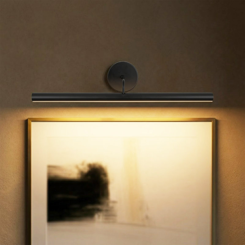 Slender 24-in Black Dimmable LED Wall/Picture Light, Black