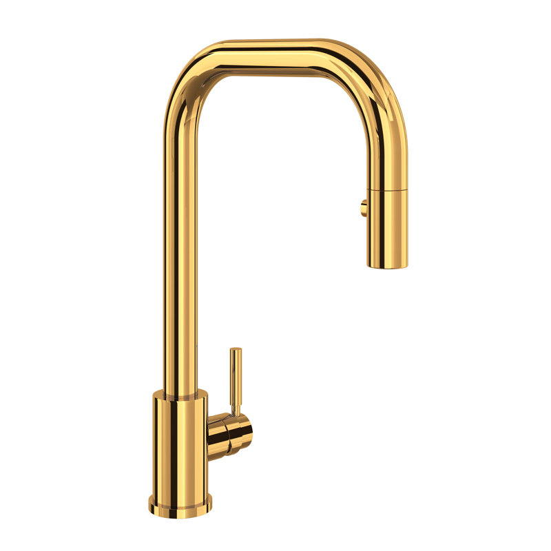 Holborn™ Pull-Down Single Handle Kitchen Faucet, English Gold