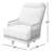Cream Swviel Chair w Olefin Fabric-1994735968