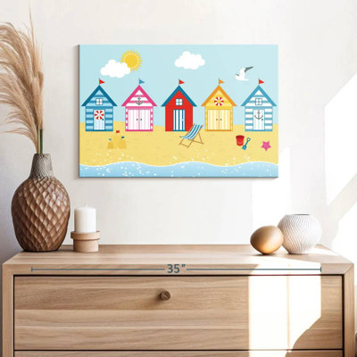 Gillard Cartoon Beach Huts