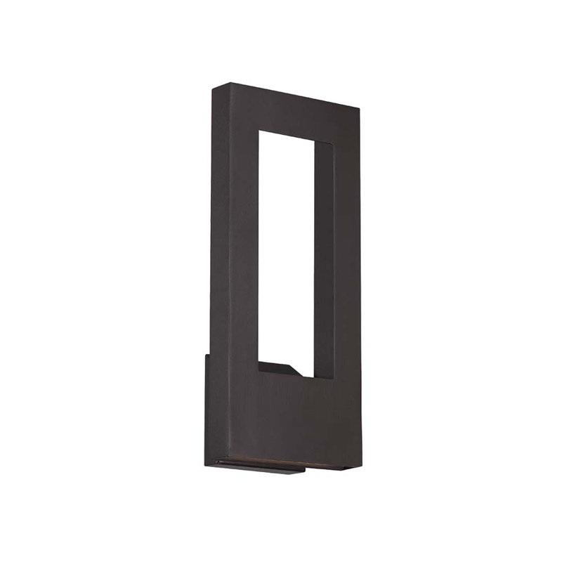Twilight LED Wall Light, Bronze, 16" H x 7" W x 4" D