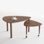 Table basse avec petite table rotative-1994928626