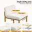 Upholstered Counter Stool with Metal Frame