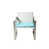 Turquoise / blanc