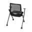 Regency Pulse Flexible High Back With Padded Fabric Seat Nesting Chair (4 Pack)- Black-124240972