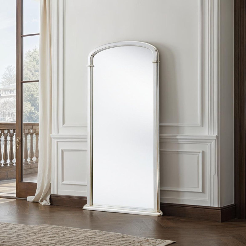 Refined Tall Georgian Mirror, Silver