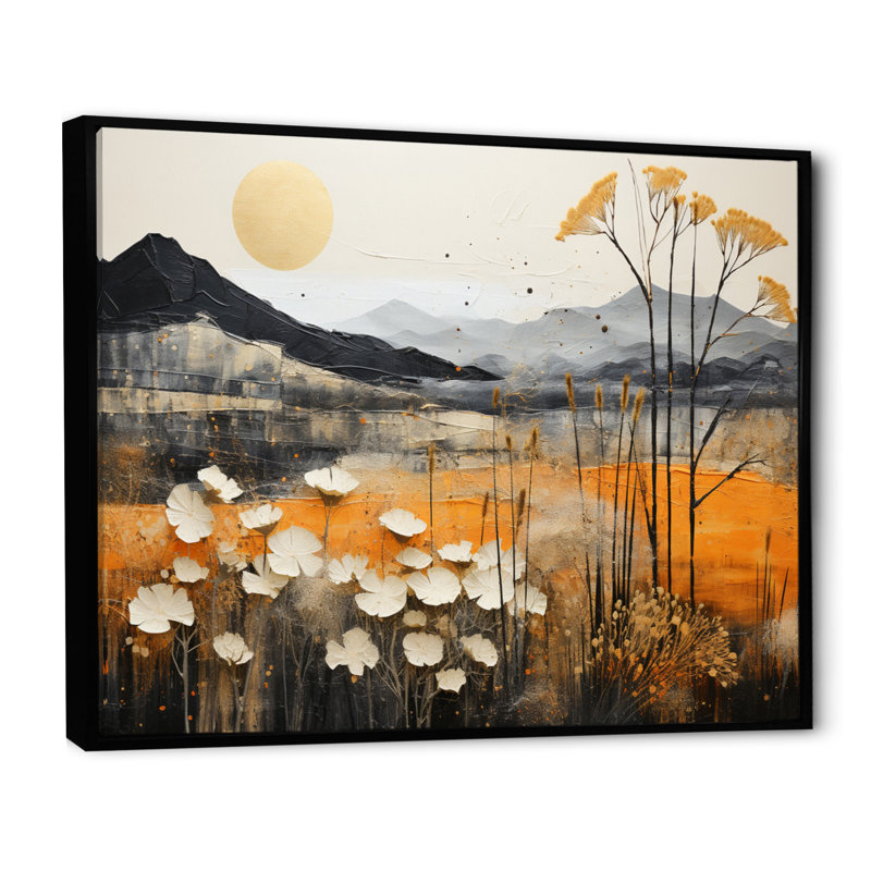 «Bold Canyon Mirage II», reproduction, Cadre flottant noir, H 24 po x l 32 po x P 1 po