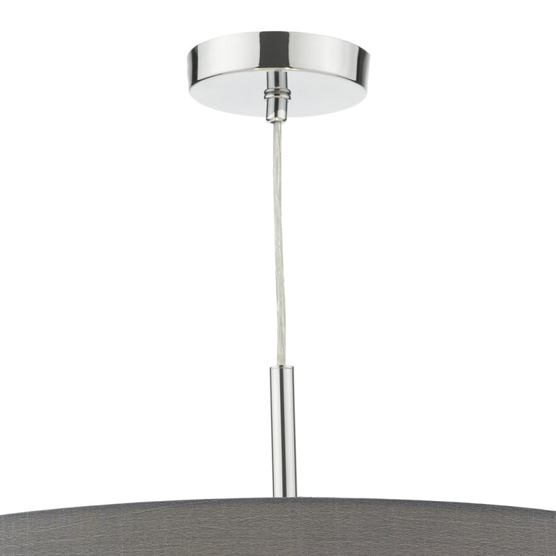 Desiree 3 - Light Drum Pendant, Grey