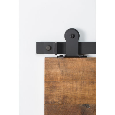 Low Profile Premium Standard Single Barn Door Hardware Kit