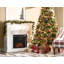 Grand sapin canadien avec lumières claires-850844492