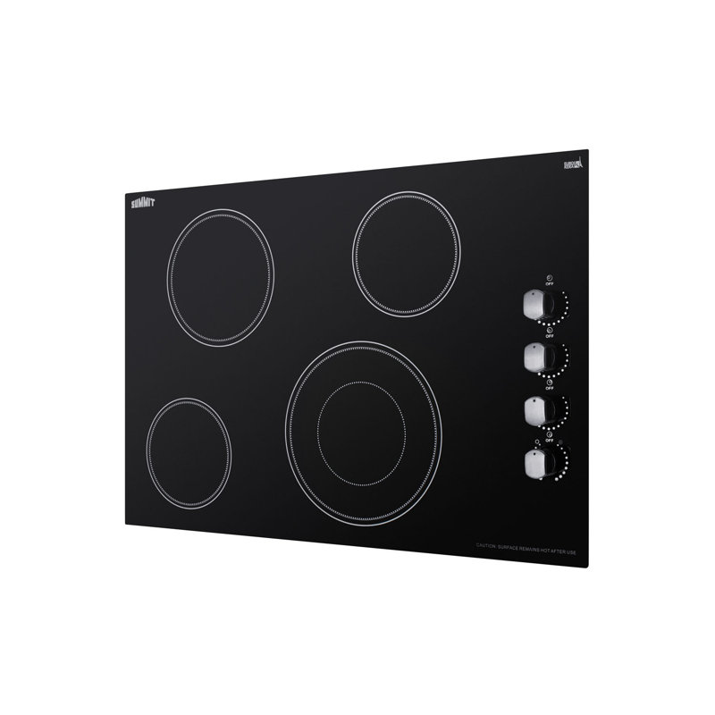 Summit Appliance 30" Black Electric Cooktop