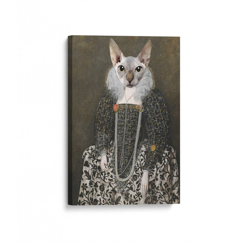 "Familiar I" par June Erica Vess, reproduction d'art sur toile, H 48 po x l 36 po