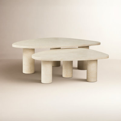 Moraga Marble Top Nesting Coffee Table