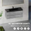 Meuble-lavabo flottant 48 po avec lavabo, meuble-lavabo mural moderne avec lavabo à quartz noir et tiroirs à fermeture en douceur 48 po-905015694-905015692