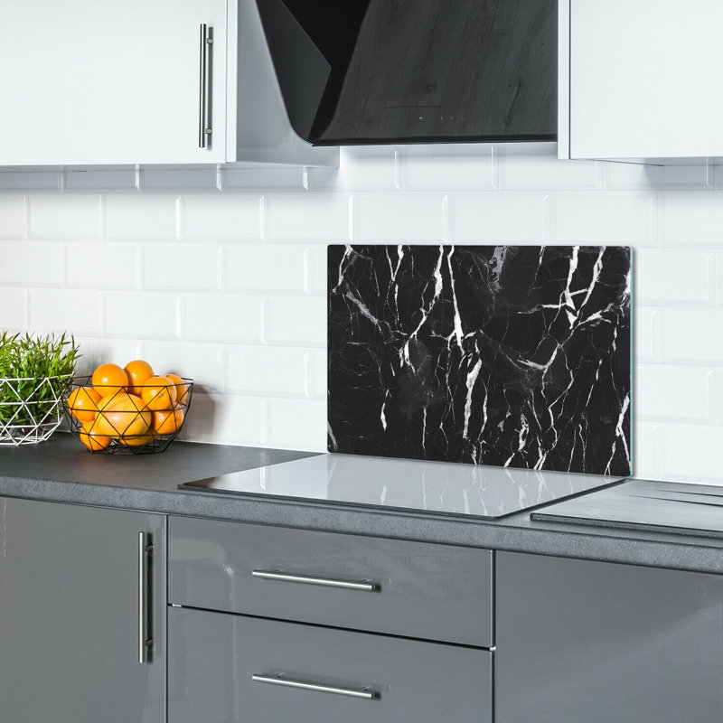 Jeresa Dark Irregular Modern Marble Chopping Board, 60cm L x 52cm W