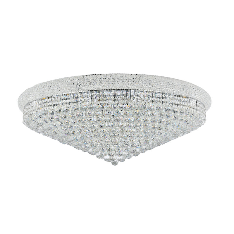 Plafonnier encastré 42 po 30 lumières Ston Easton, Chrome