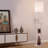Maxwell 63 in. 3-Shelf USB-Charging LED Floor Lamp with Fabric Square Shade-628019178-628019179