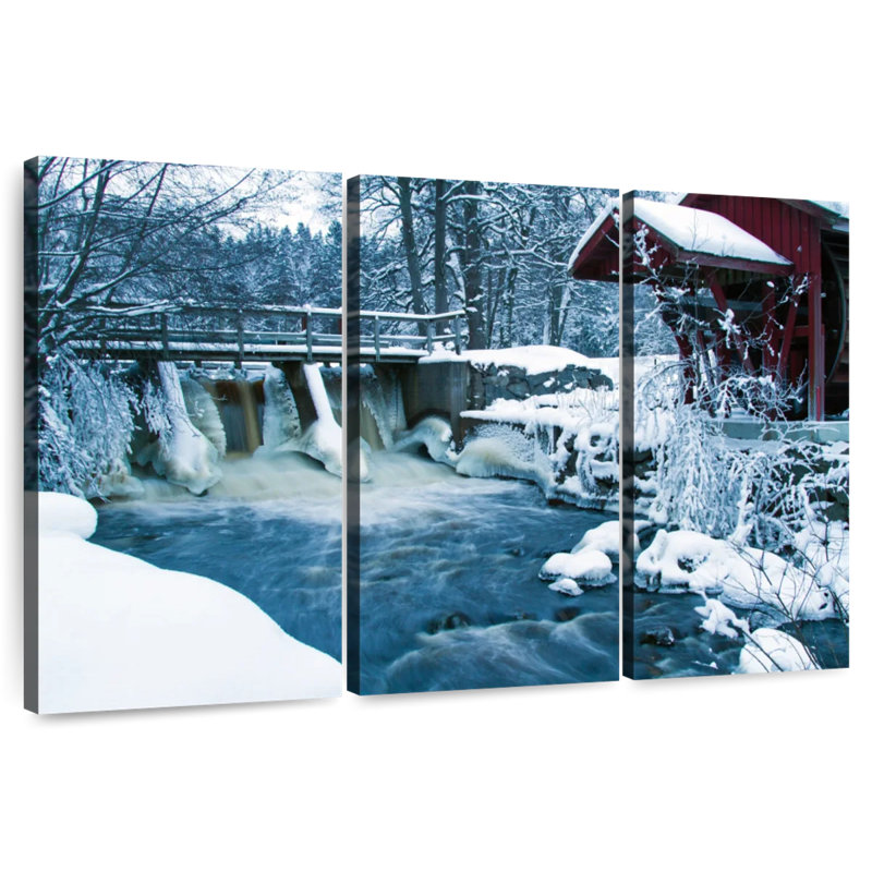 Alvord Winter River, 42" H x 65" W