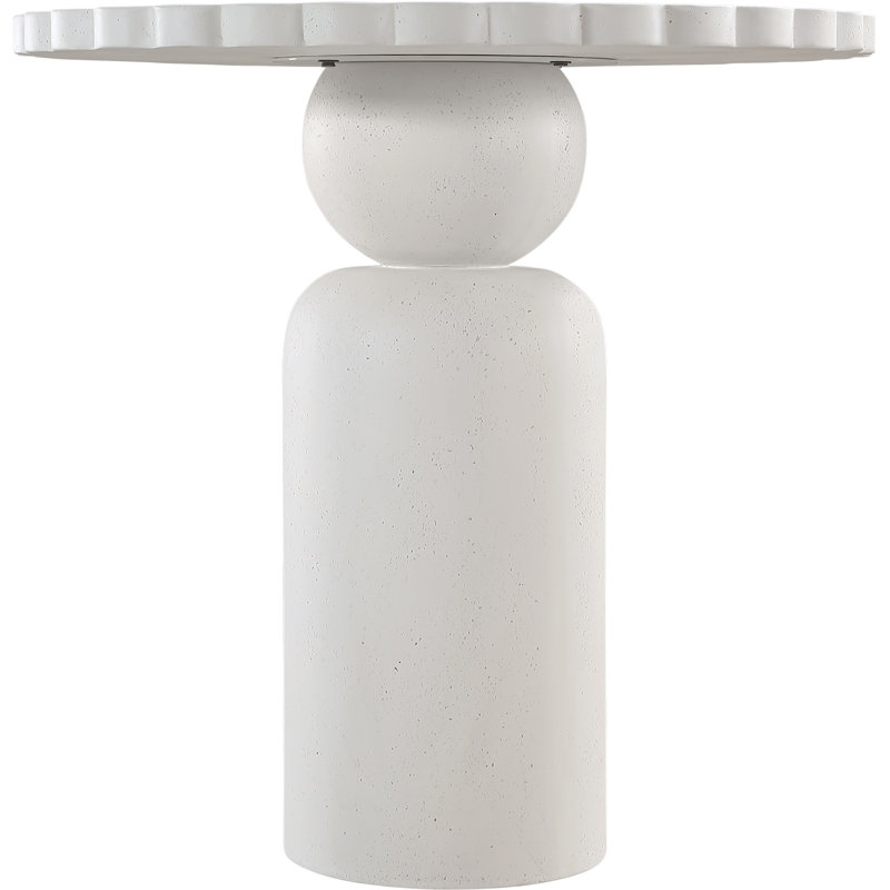 Table de hauteur comptoir Petalia Breesha, H 36 po x l 36 po x P 36 po, Crème
