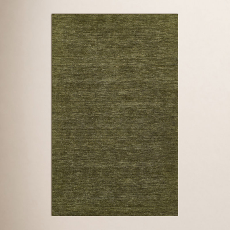 Althena Hand Loomed Wool Indoor Rug, Rectangle 8' x 10'