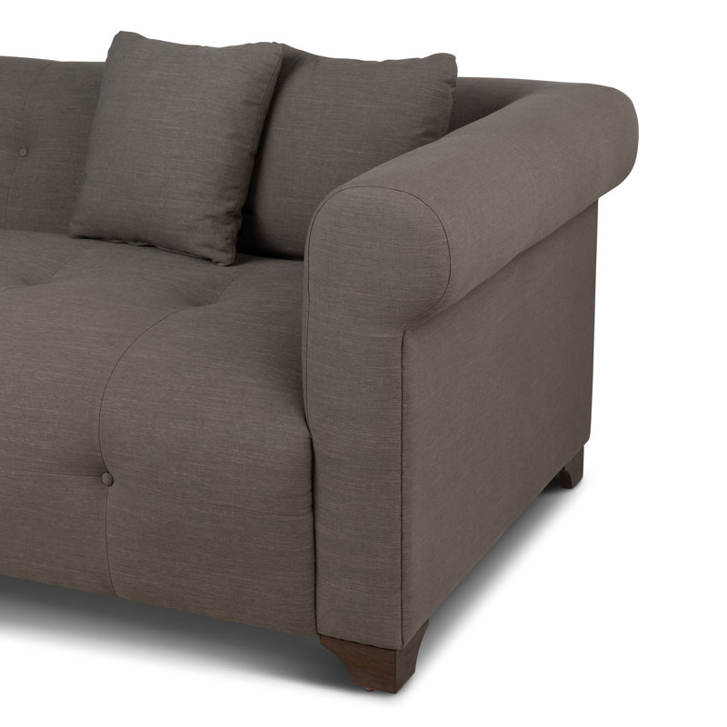 Tuxedo Sofa, Taupe, Brown
