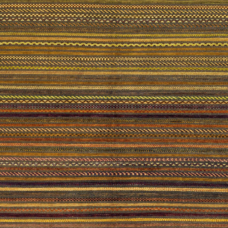 Tapis abstrait moderne 2207, Carré 8 pi