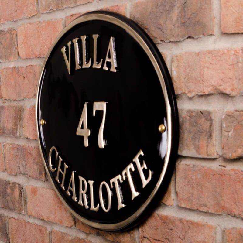 Nawrocki Oval Wall Plaque